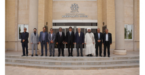 Meeting of the Consul General of the Republic of Iraq in Isfahan, Dr. Ahmed Latif Ali, with the University of Kashan 