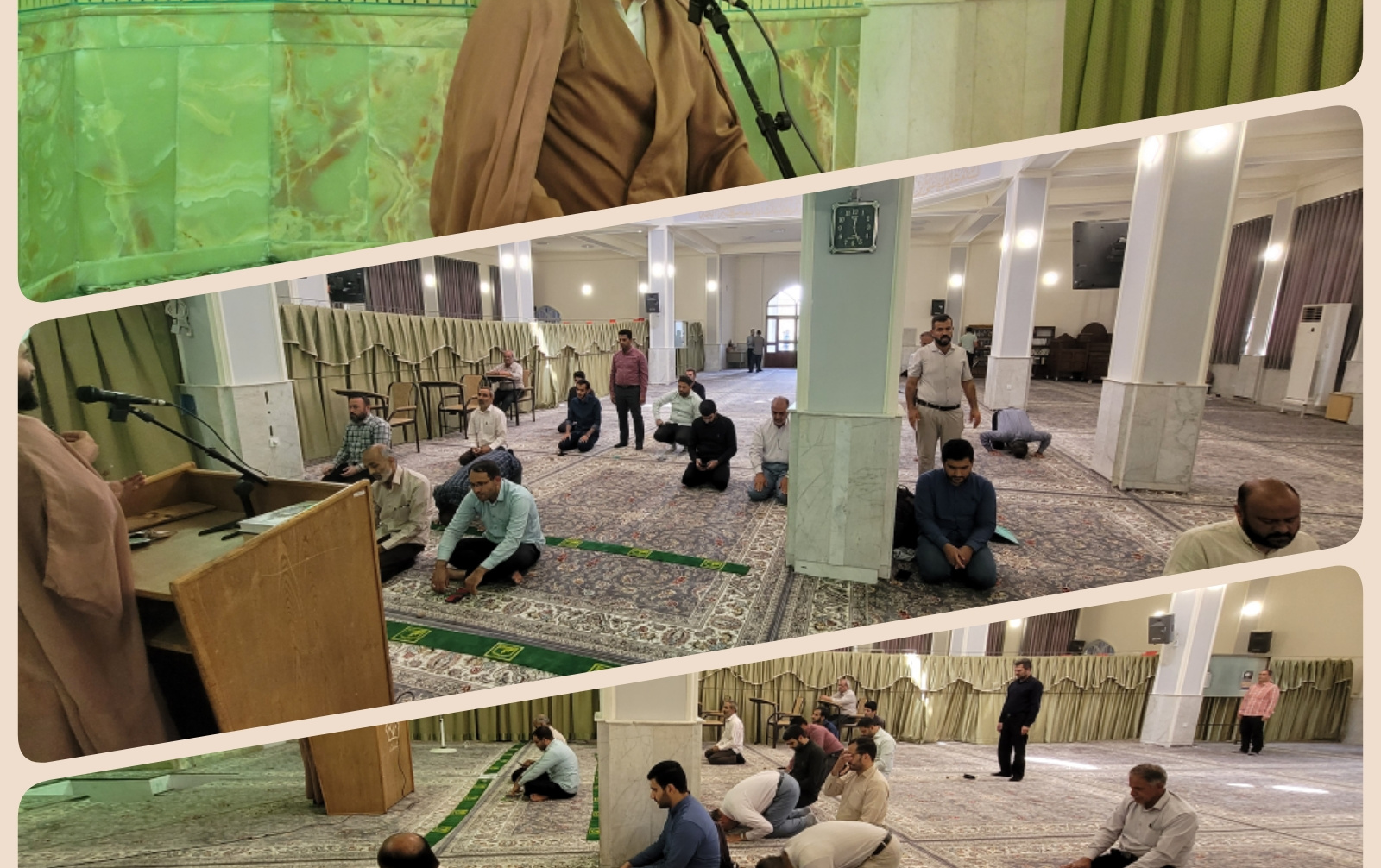 اهمیت جایگاه نماز جماعت کلام مدرس حوزه علوم اسلامی دانشگاهیان مسجد دانشگاه کاشان