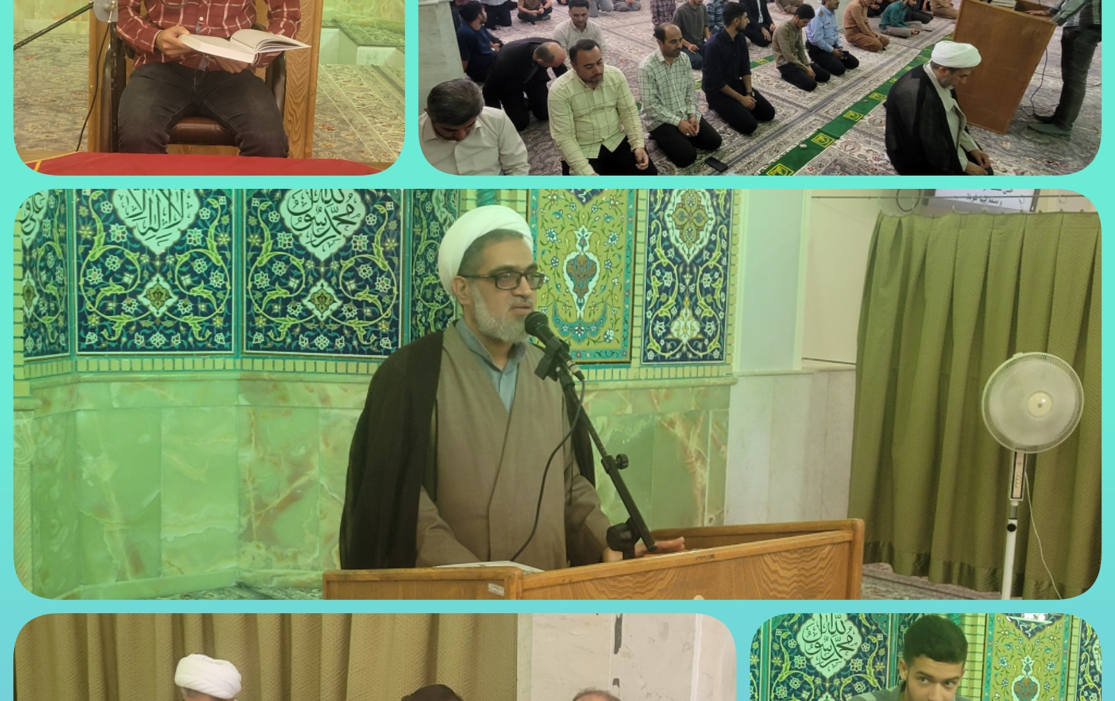 مراسم معنوی دوشنبه های قرآنی مسجد دانشگاه کاشان برگزار شد.