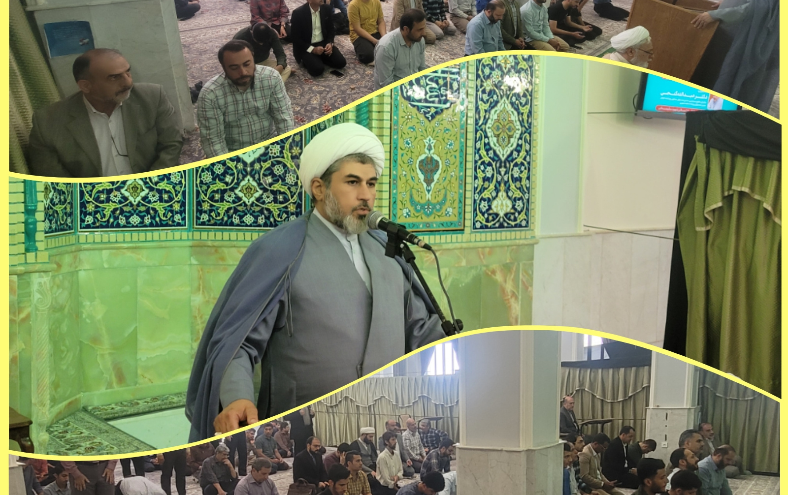 سخنرانی مسئول نهاد رهبری مناسبت شهادت حضرت زهرا س روز ملی مبارزه استکبار جهانی