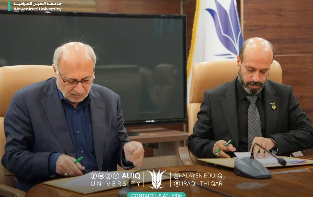امضای قرارداد همکاری علمی-پژوهشی میان دانشگاه کاشان دانشگاه العین ناصریه عراق