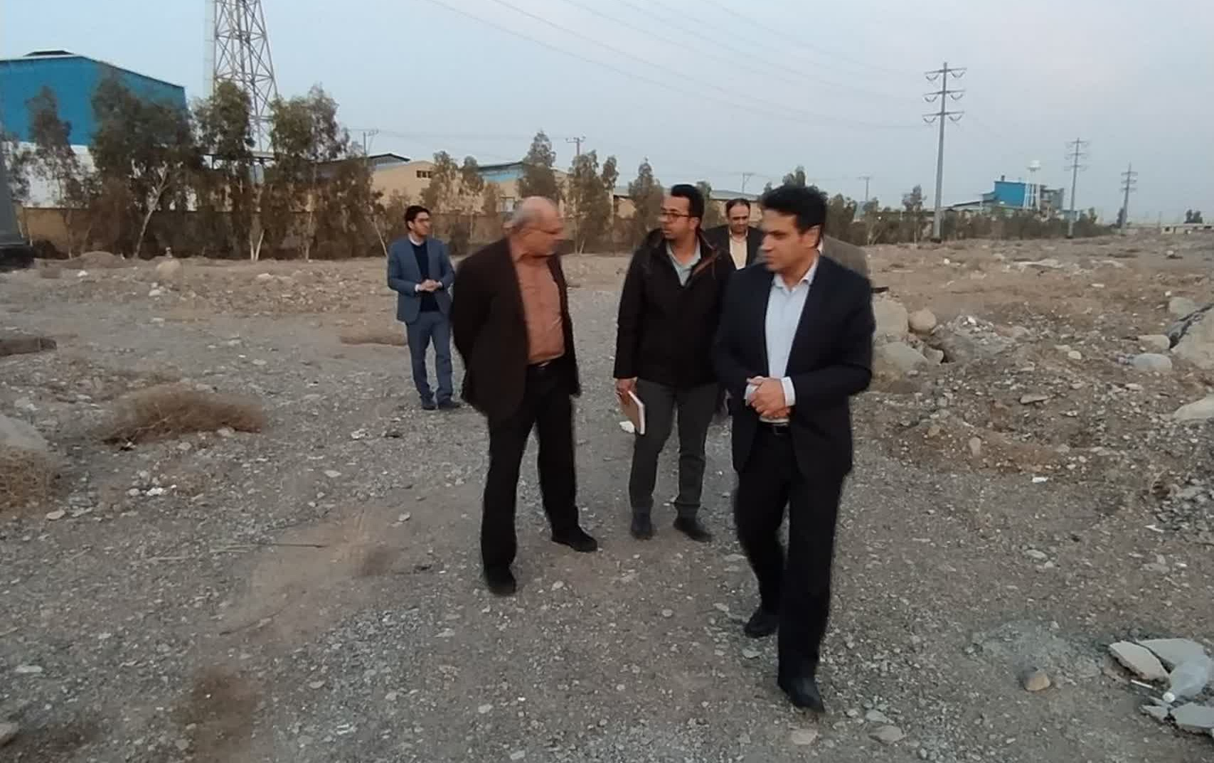 بازدید اراضی دانشگاه
