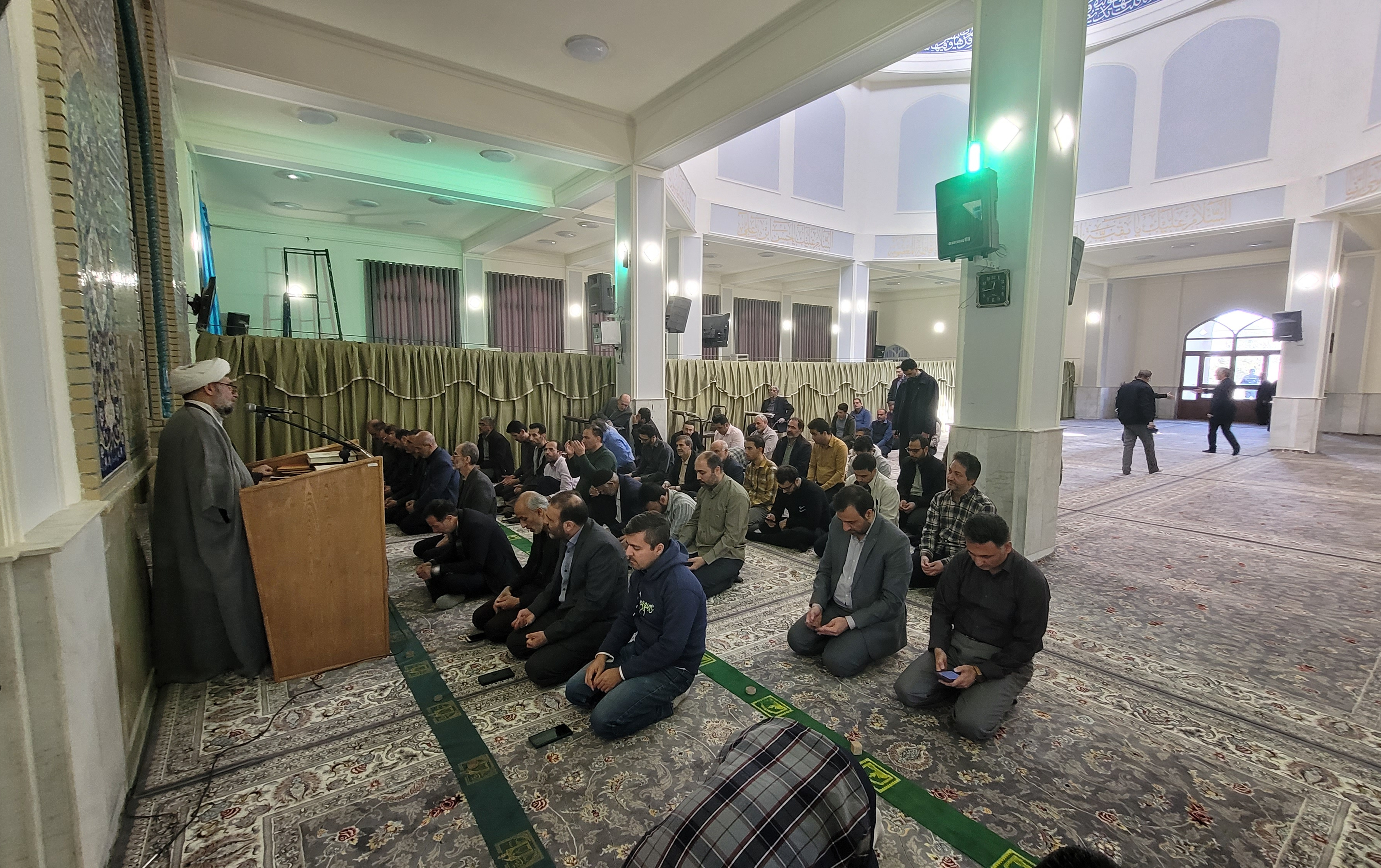 سخنرانی معاون نهاد رهبری محکومیت حمله آمریکا اسرائیل سرزمین میهن اسلامی مان.
