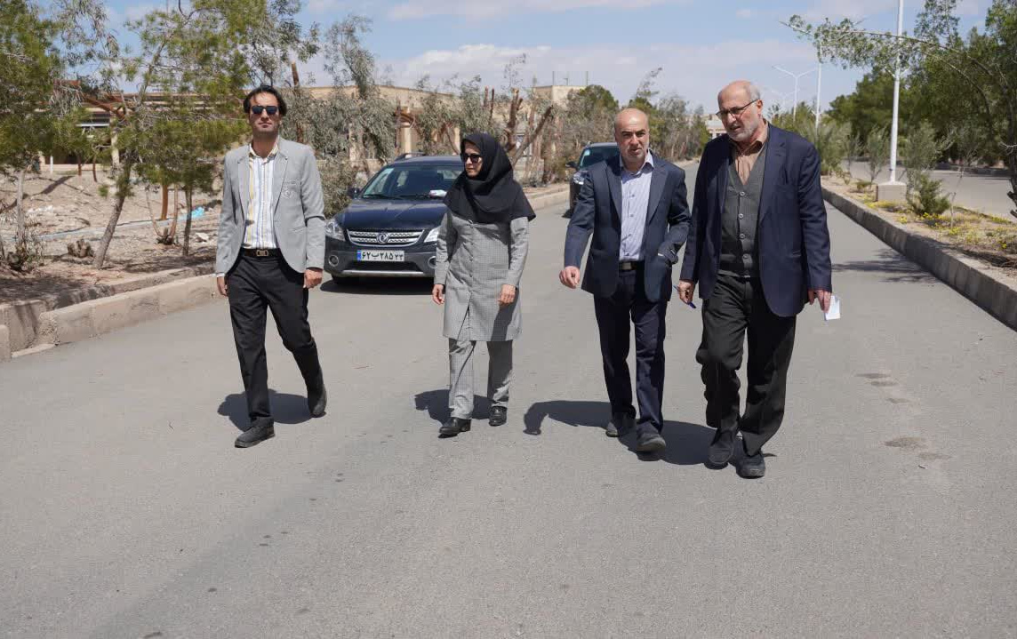 ✅ بازدید رئیس دانشگاه کاشان پروژه های عمرانی دانشگاه