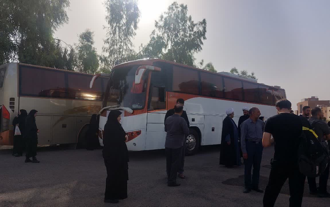 اعزام کاروان دانشجویان دانشگاه کاشان سفر پیاده روی اربعین حسینی
