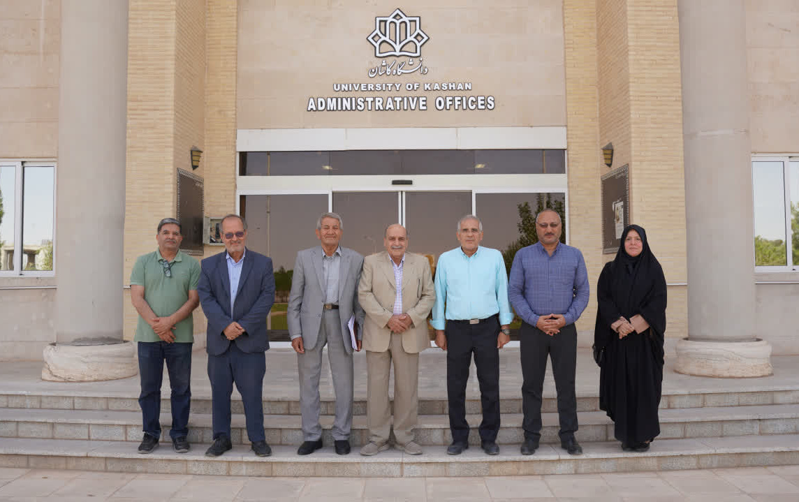 بازدید دکتر محسن عدالت دانشگاه کاشانچو ایران نباشد تن من مباد