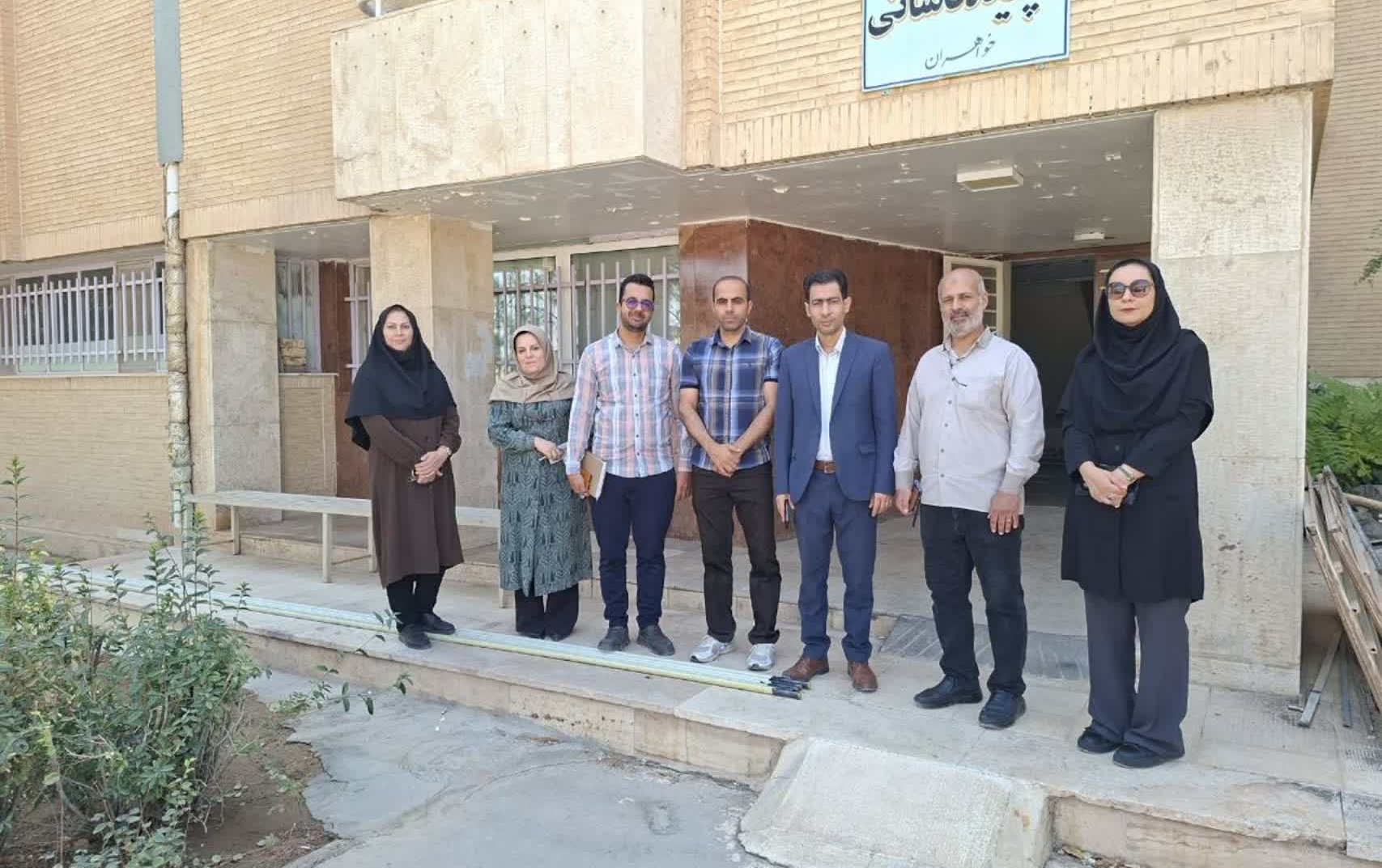 بازدید معاون مدیران حوزه دانشجویی عملیات عمرانی خوابگاهها