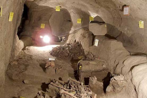 water supply system identified in historical underground city