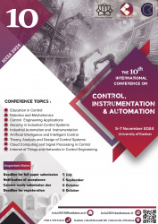 The 10th International Conference on Control, Instrumentation, and Automation (ICCIA2024)