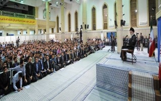 رهبر معظم انقلاب دیدار نخبگان جوان کشور