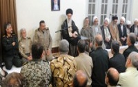 دیدار جمعی فرماندهان نظامی انتظامی فرمانده‌ی کل قوا
