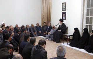 بیانات رهبر معظم انقلاب دیدار خانواده جمعی اعضای ستاد بزرگداشت مرحوم حبیب الله عسگراولادی؛