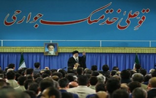 رهبر معظم انقلاب اسلامی دیدار قهرمانان ورزشکاران مسابقات آسیایی پارا آسیایی