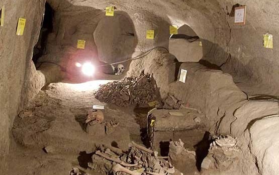 water supply system identified historical underground city