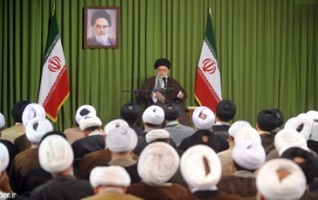رهبر معظم انقلاب اسلامی دیدار اعضای مجمع نمایندگان طلاب فضلای حوزه علمیه قم: