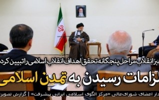 رهبر معظم انقلاب اسلامی دیدار اعضای شورای‌عالی مرکز الگوی اسلامی- ایرانی پیشرفت: