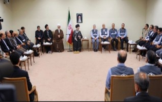 رهبر معظم انقلاب اسلامی دیدار مسئولان ستاد سرشماری نفوس مرکز آمار ایران: