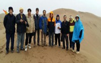 کویرنوردی اساتیددانشگاه کاشان درآستانه حماسه۹دی