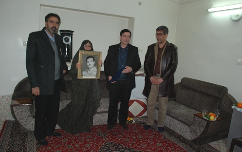 دیدار دانشگاهیان دانشگاه کاشان خانواده شهیدان وزیری نژاد مسجدی
