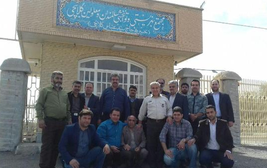 بازدید پرسنل انتظامات دانشگاه کاشان آسایشگاه سالمندان گلابچی