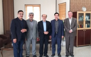 university of giessen representative visits university of kashan