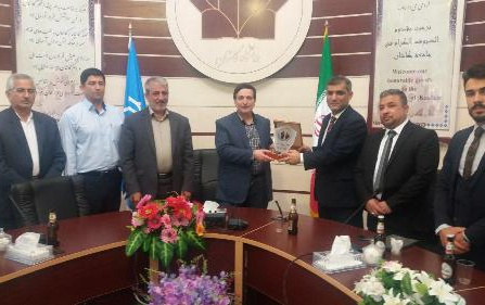 بازدید رئیس مؤسسه الطالب العراقیه دانشگاه کاشان
