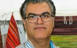 رونمایی بازتولید گلیم تمام ابریشم شیوه ی صفویه استاد قشقایی نمایشگاه بین المللی فرش