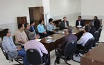 بازدید رییس دانشگاه کاشان میز صنعت دانشگاه