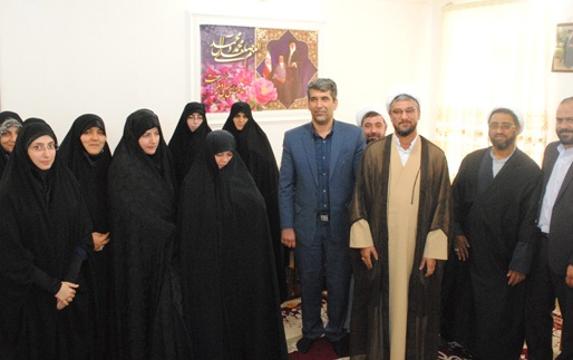 دیدار معاون کارشناسان فرهنگی دانشگاه کاشان امام جمعه قمصر