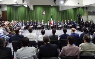 رهبر معظم انقلاب دیدار جمعی شعرا شام میلاد امام حسن مجتبی علیه‌السلام: