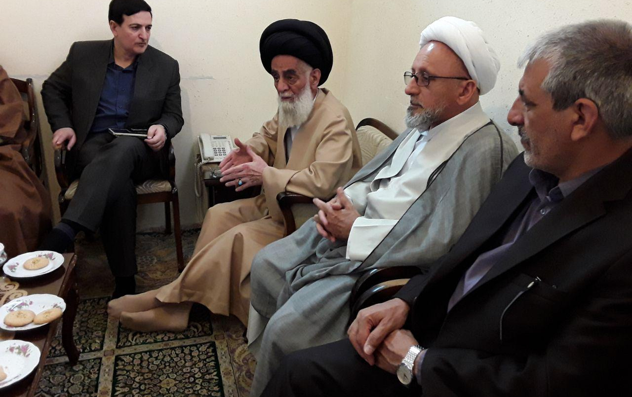 دیدار نوروزی آیت الله میر سید محمد یثربی