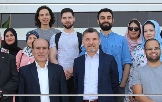 حضور هیاتی استادان دانشجویان گیسن آلمان دانشگاه کاشان