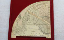 design construction of three kinds of astronomical quadrant one instrument by iraj safaei, head of university of kashan observatory