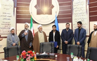 تودیع معارفه مدیر اجرایی دفتر نهاد نمایندگی مقام معظم رهبری دانشگاه کاشان