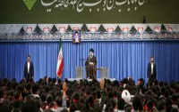 رهبر معظم انقلاب دیدار جمعی دانش آموزان دانشجویان شرکت‌کننده کاروانهای راهیان نور: