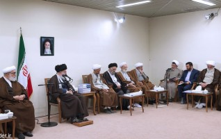 رهبر انقلاب اسلامی دیدار دست‌اندرکاران همایش حکیم تهران (نکوداشت مرحوم آقاعلی زنوزی):