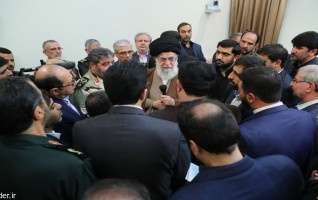 رهبر معظم انقلاب اسلامی دیدار رئیس مسئولان سازمان پدافند غیرعامل: