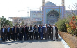 تجمع راهپیمایی مناسبت بزرگداشت ۹ دی دانشگاه برگزار شد.