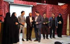 گزارش تصویری تقدیر حسین سعیدی همکار خدمات دانشکده ادبیات زبان های خارجی