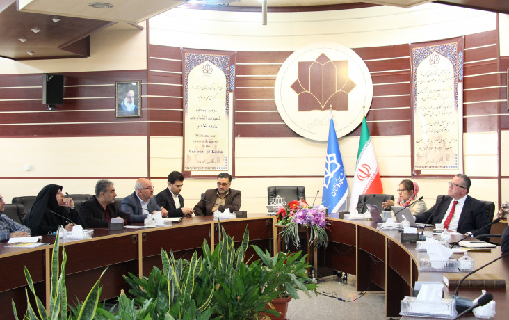 italian delegation visits university of kashan ghiasaddin jamshid kashani university research park