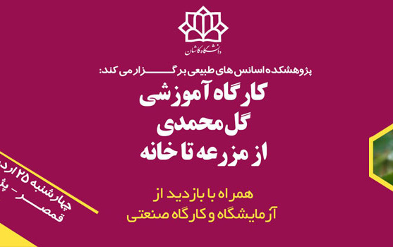 کارگاههای آموزشی گل محمدی۱