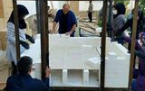 ساخت کوره مکش تحتانی توسط گروه مطالعات عالی هنر دانشگاه کاشان برای جامعه نابینایان کم بینایان کاشان