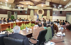 نشست صمیمانه هیات رییسه اساتید دانشکده‌های معماری هنر منابع طبیعی علوم زمین