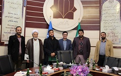 مراسم تودیع معارفه مسئول بسیج دانشجویی دانشگاه کاشان