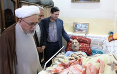 عیادت همکار بازنشسته دانشگاه، احمد اربابی
