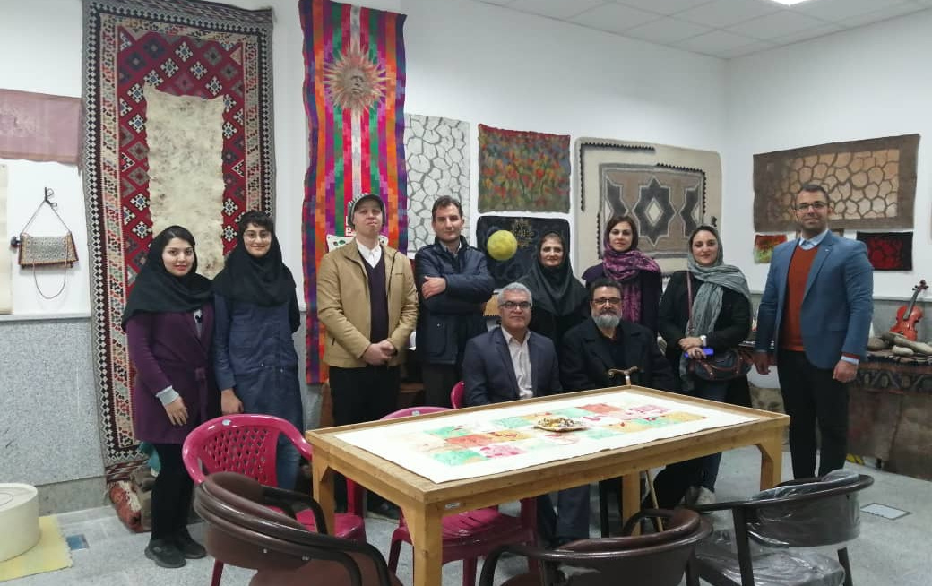 حضور جناب دکتر سید عبدالمجید شریف زاده رئیس پژوهشکده هنرهای سنتی ایران مرکز نوآوری تجاری سازی