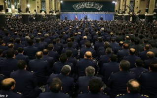 دیدار فرماندهان کارکنان نیروی هوایی ارتش فرمانده کل قوا