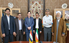 خداحافظی صمیمانه دانش آموختگان عراقی دانشگاه کاشان هیات رئیسه دانشگاه