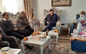 عیادت آزاده دوران دفاع مقدس حسین حسنی دهه مبارک فجر