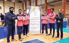 قهرمانی تیم تنیس روی میز دانشجویان پسردانشگاه کاشان مسابقات دانشگاههای منطقه ۶ کشور